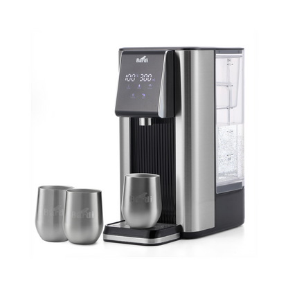 Bardi Heetwaterdispenser 2,6L set - incl. 3 thermoscups + onderzetter - instant-heating - 6 temperatuurstanden