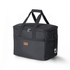 Koeltas 30L zwart - Lunchtas - opvouwbaar - 4-laags geïsoleerd - incl. 4 gratis koelelementen en draagband