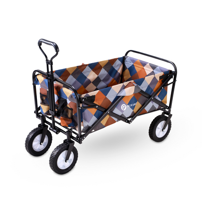 Opvouwbare bolderkar 70kg blok - 98 x 53 cm - wasbaar polyester