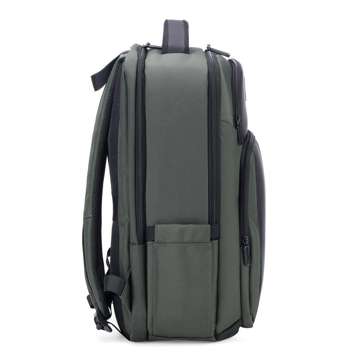 Brisby Rugzak Pro 1 – Laptoprugzak tot 15,7 inch voor Werk, School en Reizen – Waterafstotend – Met Tabletvak, Antidiefstalvak en Trolleysleeve - Groen
