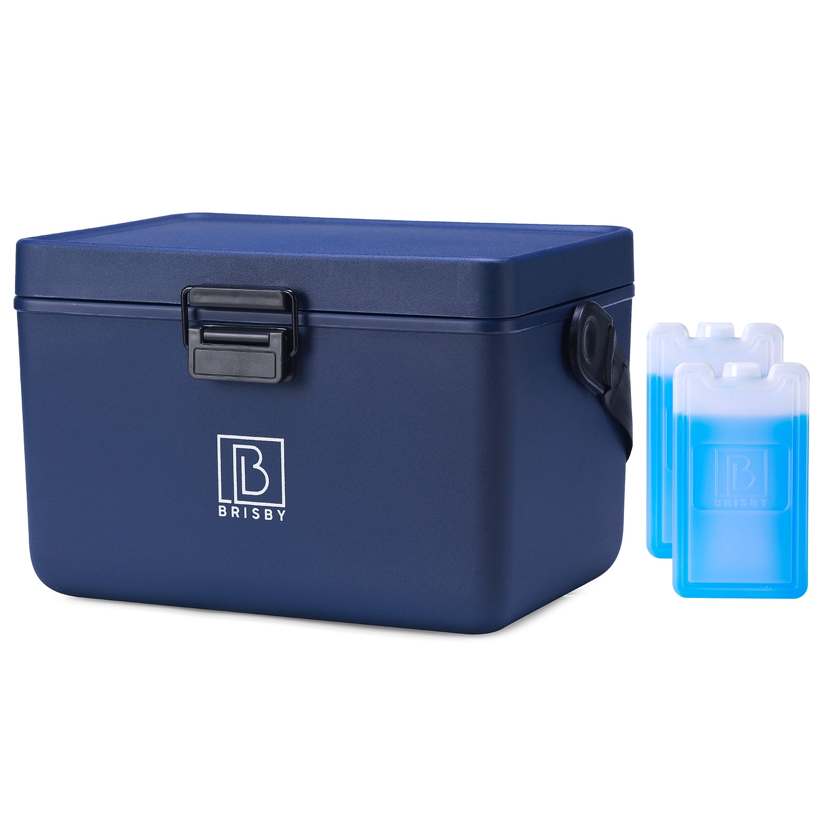 Koelbox 12L met draagband blauw - dividers - snijplanken - tot maximaal 40 uur isolatie - incl. 2 koelelementen van 200ml