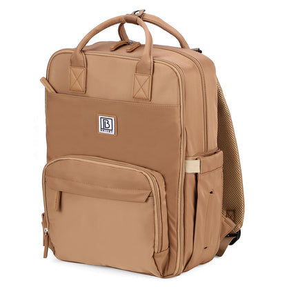 Brisby slijtvaste Luiertas – verzorgingstas – met buggymontage - True Terracotta