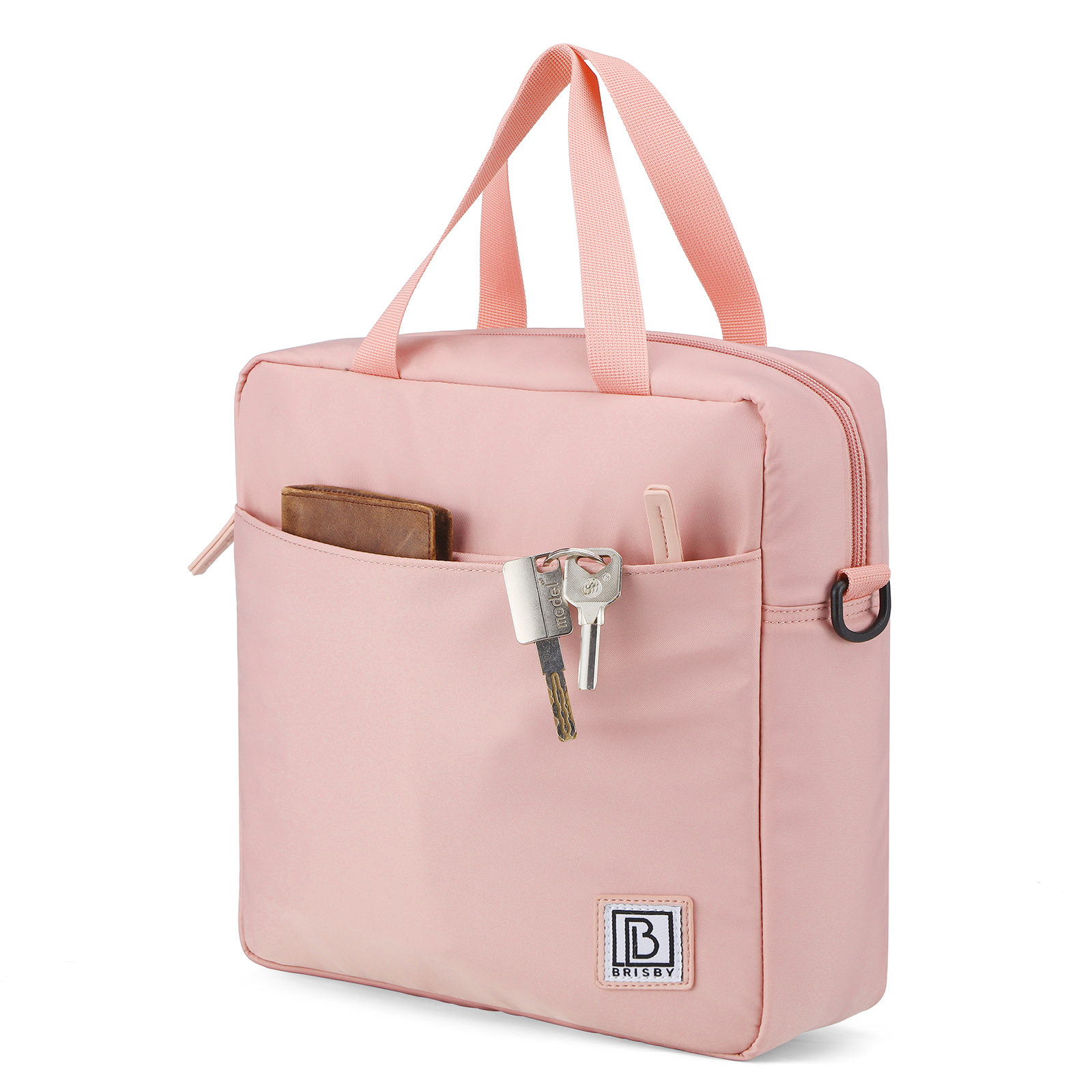 Brisby Koeltas 7L smooth pink - incl. 2 koelelementen, schouderband