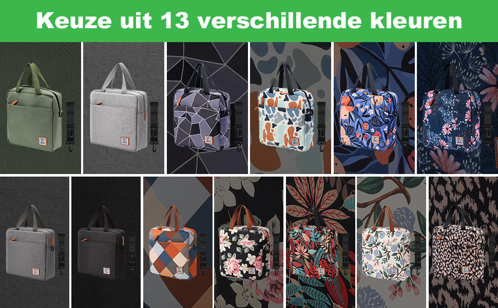 Koeltas 7L leo - Lunchtas - 4-laags geïsoleerd - 2 gratis koelelementen - incl. schouderband