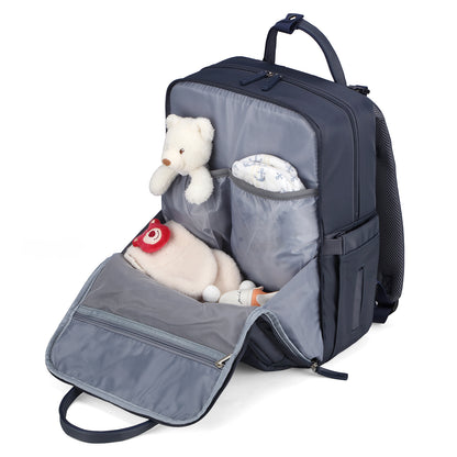 Brisby slijtvaste Luiertas – verzorgingstas – met buggymontage - Urban Blue