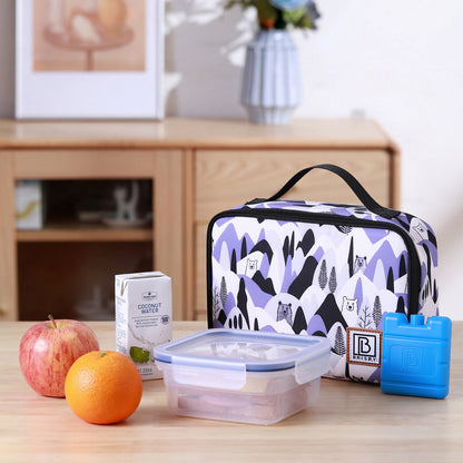 Brisby Koeltas & Lunchtas 2,5 Liter voor Kinderen - Inclusief Koelelement & Naamkaartje - Beertjes