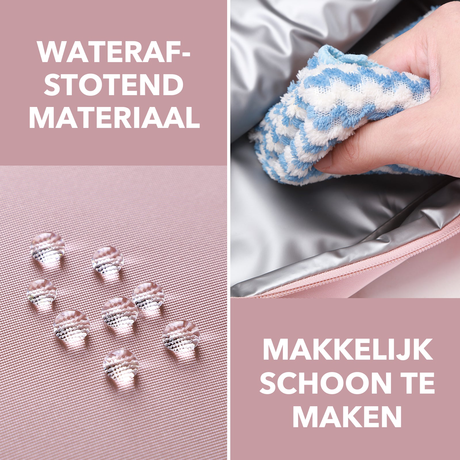 Brisby Koeltas Lunchtas 4L - Waterafstotend - Geïsoleerde Kolftas - Inclusief Koelelement - Smooth Pink