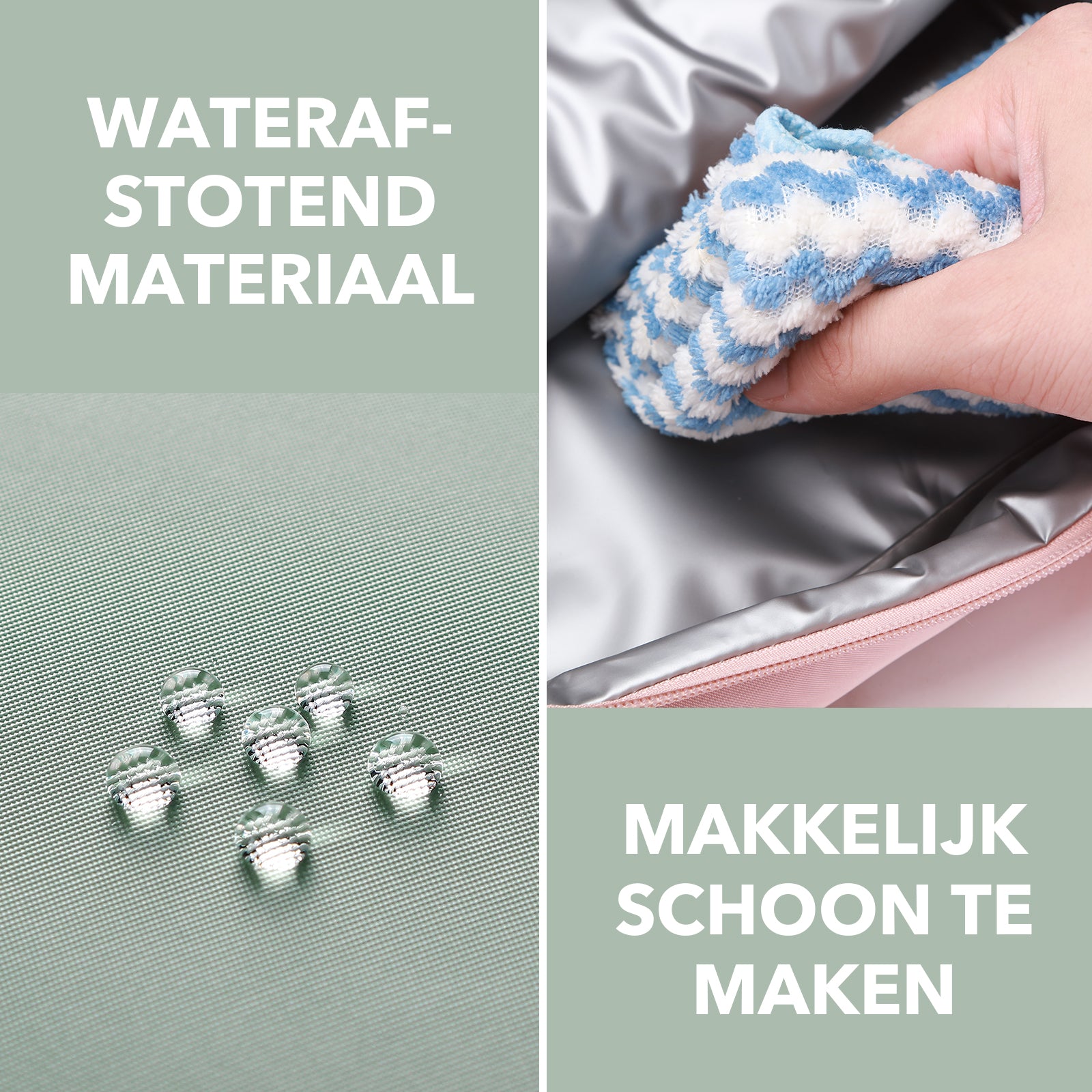 Brisby Koeltas Lunchtas 4L - Waterafstotend - Geïsoleerde Kolftas - Inclusief Koelelement - Smooth Green