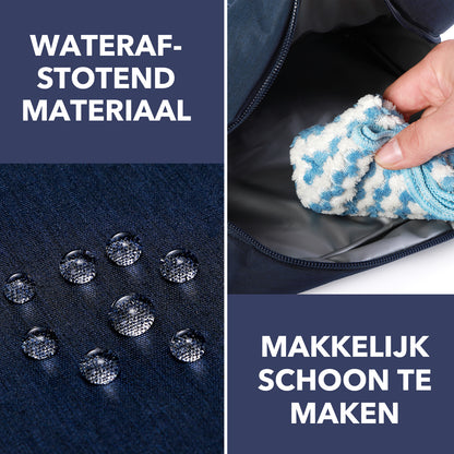 Brisby Koeltas Lunchtas 4L - Waterafstotend - Geïsoleerde Kolftas - Inclusief Koelelement - Blauw