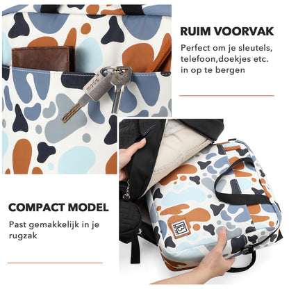 Brisby Koeltas Lunchtas 7L - Inclusief 2 Koelelementen & Schouderband - Palette