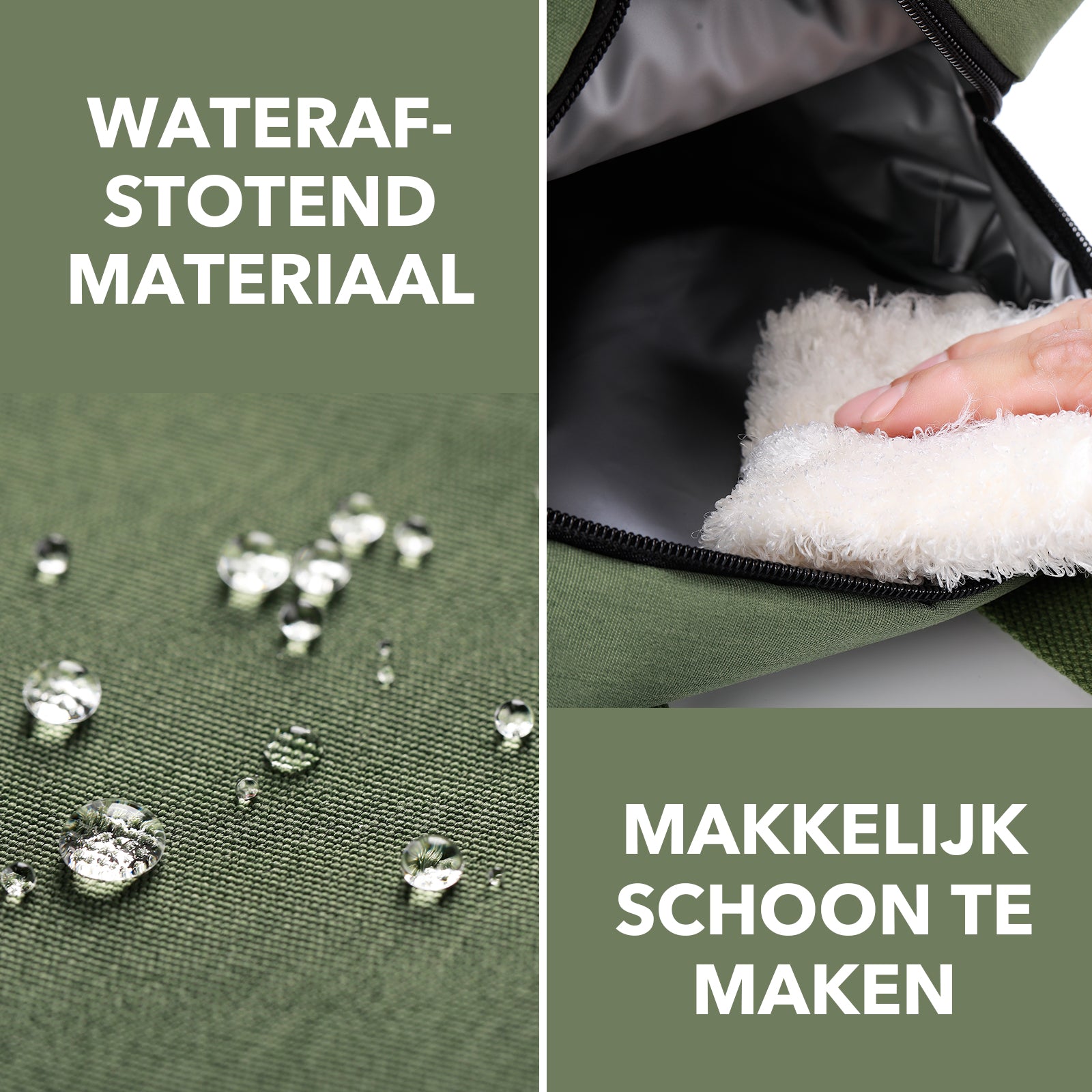 Brisby Koeltas Lunchtas 4L - Waterafstotend - Geïsoleerde Kolftas - Inclusief Koelelement - Groen