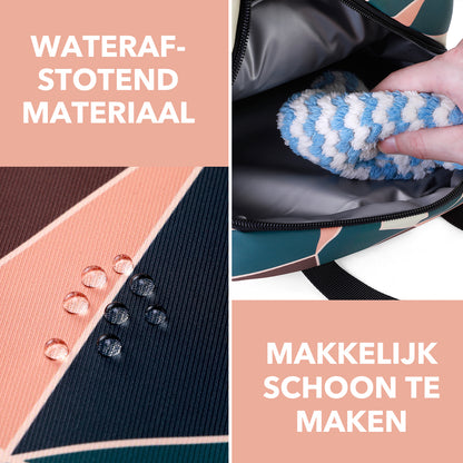 Brisby Koeltas Lunchtas 4L - Waterafstotend - Geïsoleerde Kolftas - Inclusief Koelelement - Abstract Colours