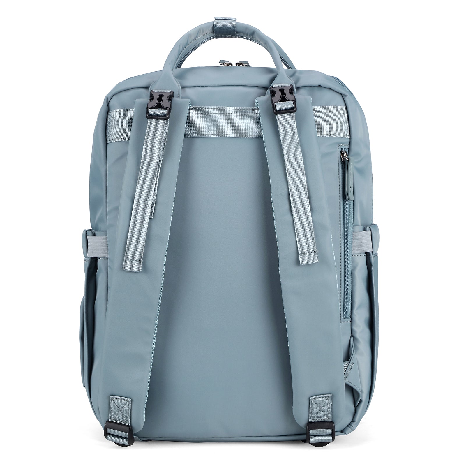 Brisby slijtvaste Luiertas – verzorgingstas – met buggymontage - Mist Blue