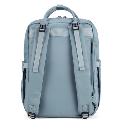 Brisby slijtvaste Luiertas – verzorgingstas – met buggymontage - Mist Blue
