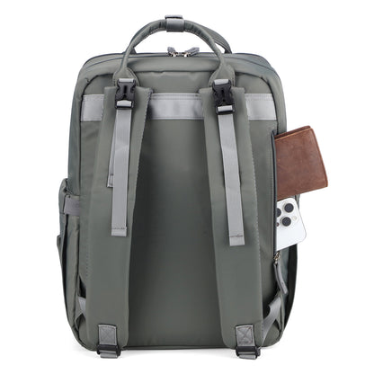 Brisby slijtvaste Luiertas – verzorgingstas – met buggymontage - Mist Green