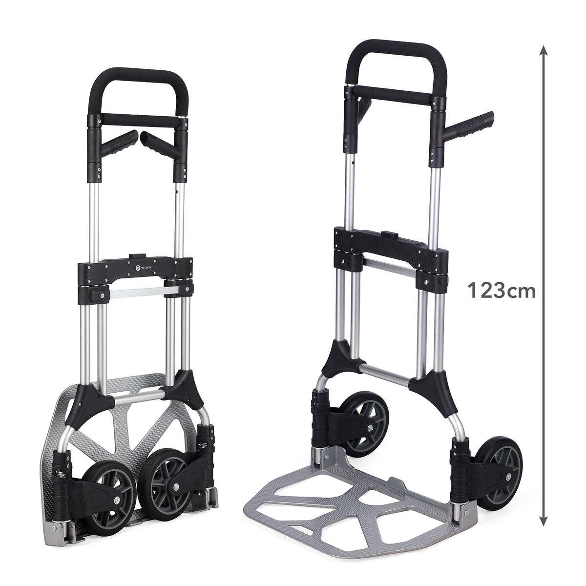 Packaway Professionele Opvouwbare Steekwagen 250 kg – Inklapbare Transportkar – 10 kg – Inklapbare Wielen en Schep