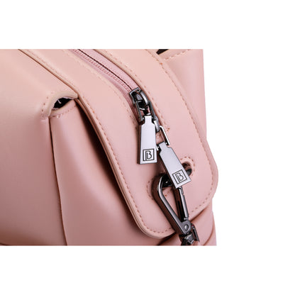 Brisby Luiertas weekendtas Venezia roze - incl. koeltas, verschoningsmat