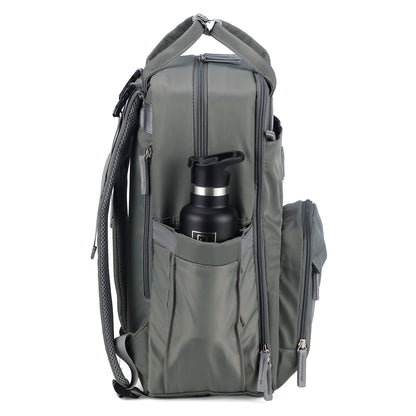 Brisby slijtvaste Luiertas – verzorgingstas – met buggymontage - Mist Green