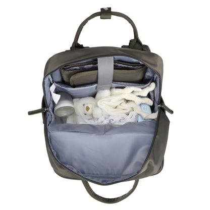 Brisby slijtvaste Luiertas – verzorgingstas – met buggymontage - Forest Green