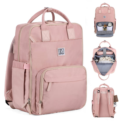 Brisby slijtvaste Luiertas – verzorgingstas – met buggymontage - Soft Pink