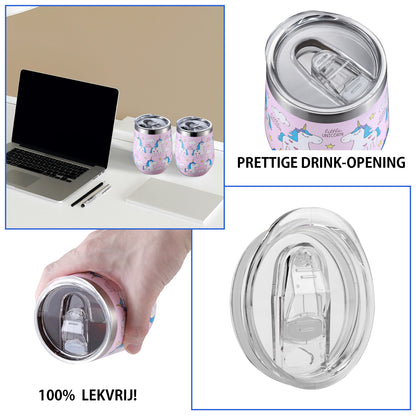 Bardi Thermosbekers 0,3L RVS unicorn set -  incl. deksels - dubbelwandig
