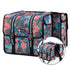 Packaway dubbele fietstas achterop 36 liter waterafstotend met reflectie Wild Garden