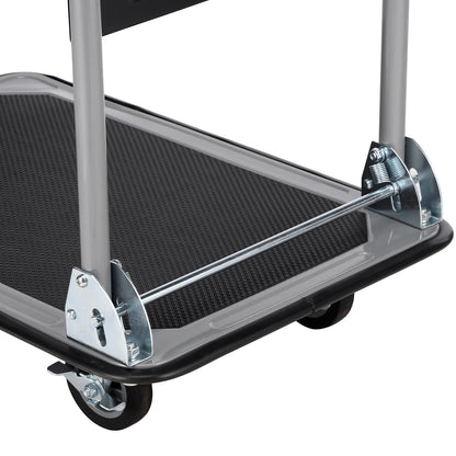 Packaway Professionele Opvouwbare Transportwagen 150 kg – Transportkar met Rem – Antislip Laadplatform – 4 Wielen
