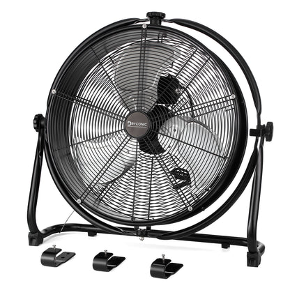 Dryconic wandventilator 500mm - Incl. wandbeugel - 3 snelheden - 360 graden draaibaar