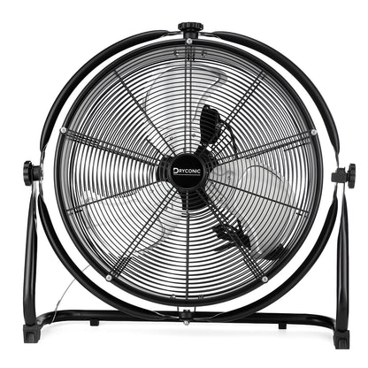 Dryconic wandventilator 500mm - Incl. wandbeugel - 3 snelheden - 360 graden draaibaar