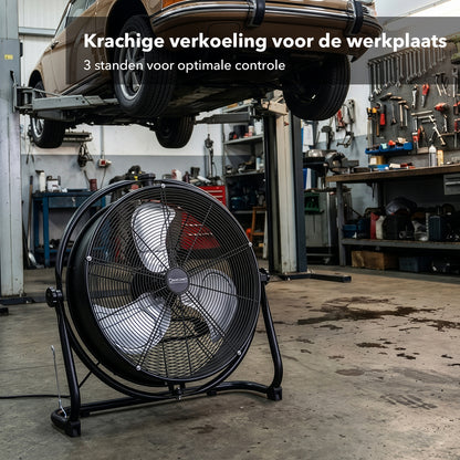 Dryconic wandventilator 500mm - Incl. wandbeugel - 3 snelheden - 360 graden draaibaar