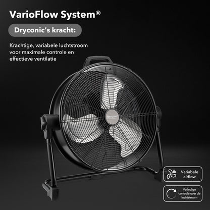 Dryconic Vario industriële ventilator 510mm - variabele snelheid tot 8000 m3/uur