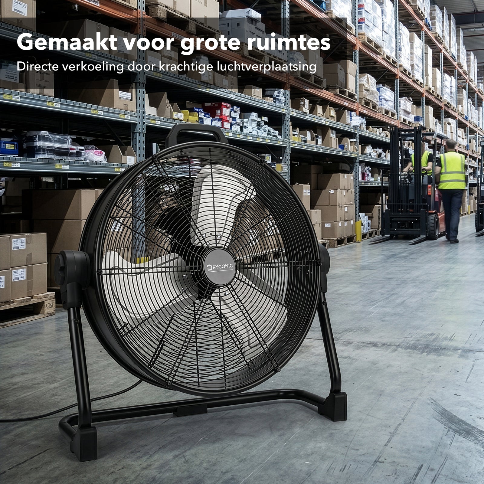 Dryconic Vario industriële ventilator 510mm - variabele snelheid tot 8000 m3/uur