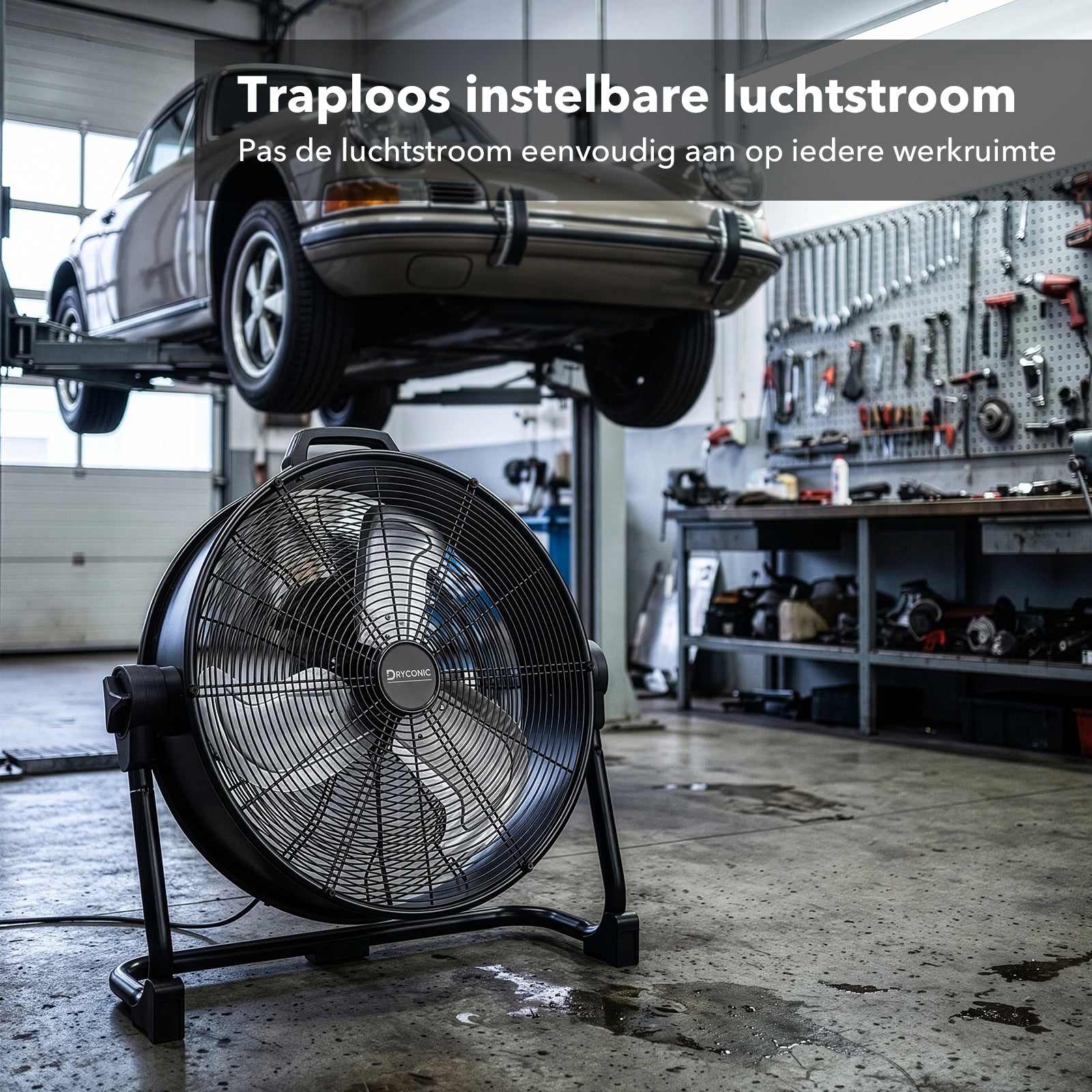 Dryconic Vario industriële ventilator 510mm - variabele snelheid tot 8000 m3/uur
