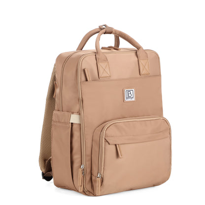Brisby slijtvaste Luiertas – verzorgingstas – met buggymontage - Terracotta - TERRACOTTA / 30 Liter