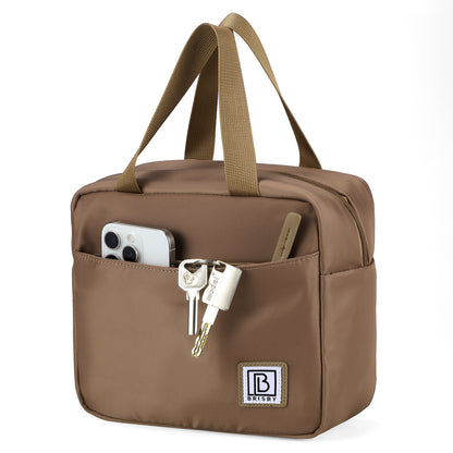 Brisby 4 laags geïsoleerde koeltas 4 liter - lunchtas en kolftas - 10 uur koel - rose gold