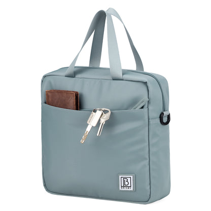 Brisby 4 laags geisoleerde koeltas en lunchtas 7 liter met 2 koelelementen en schouderband Mist Blue