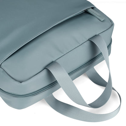 Brisby 4 laags geisoleerde koeltas en lunchtas 7 liter met 2 koelelementen en schouderband Mist Blue