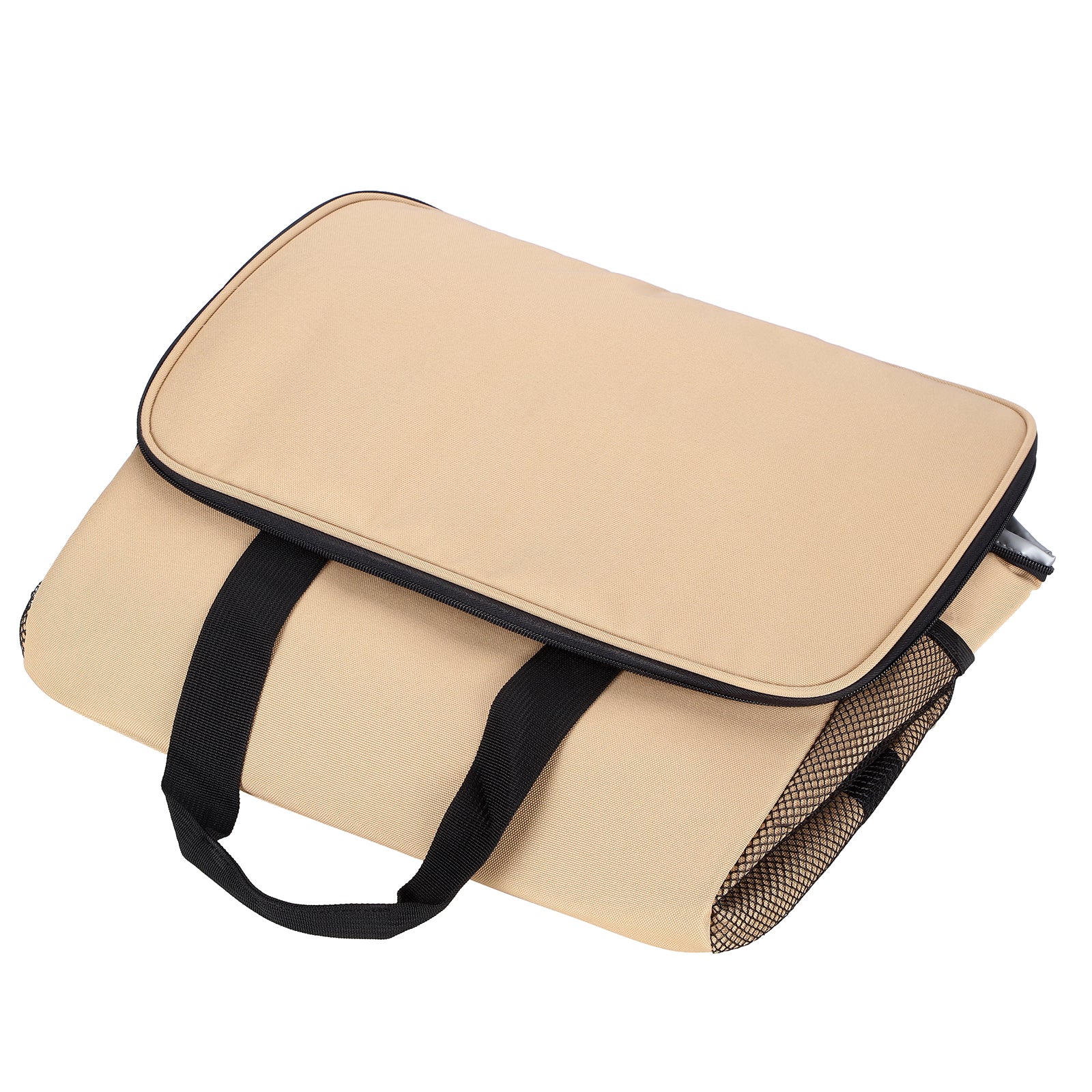Packaway geïsoleerde lunchtas en koeltas 30 liter beige met 4 koelelementen