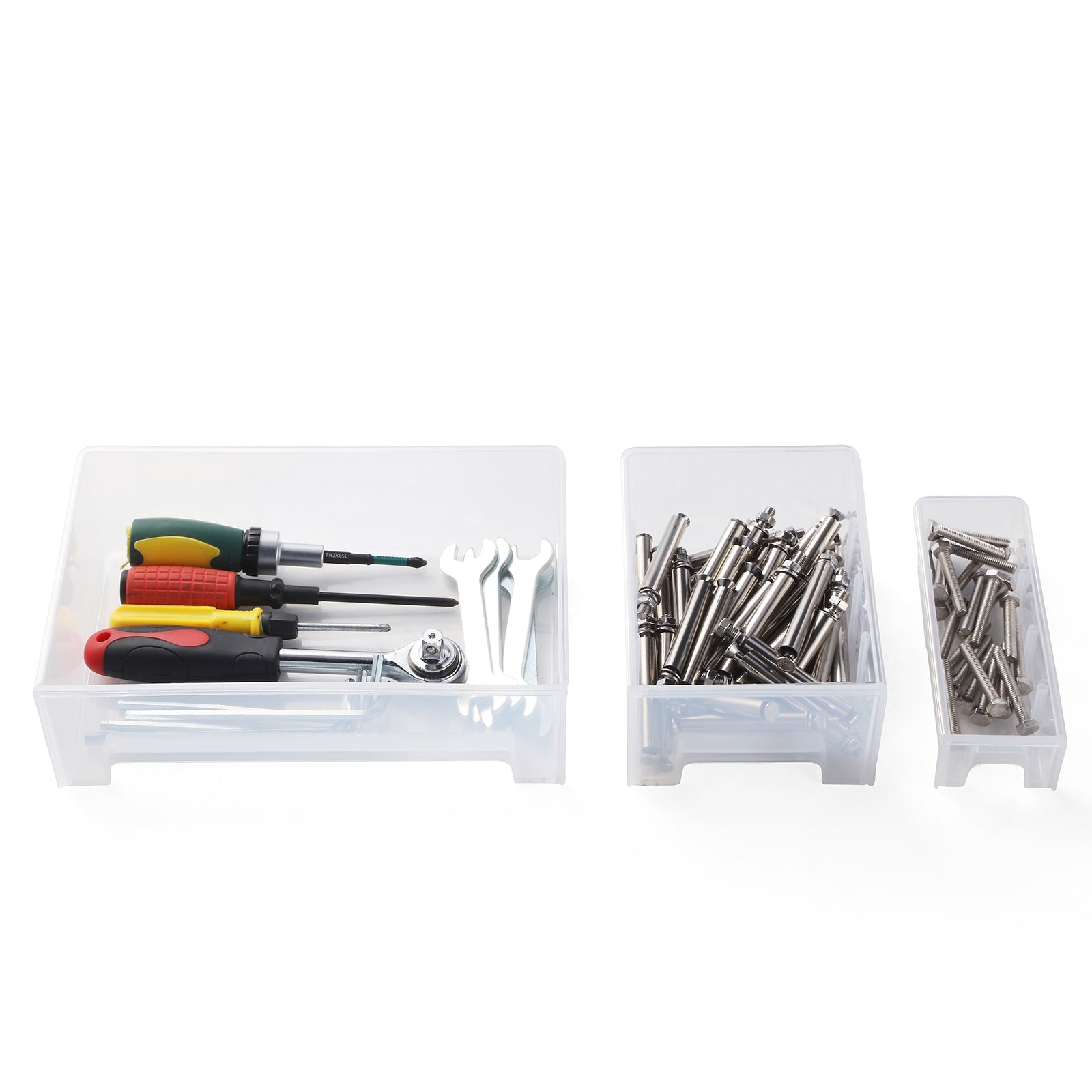 Packaway ladenkast met 39 laden, assortimentskast en opbergsysteem, blauw en zwart