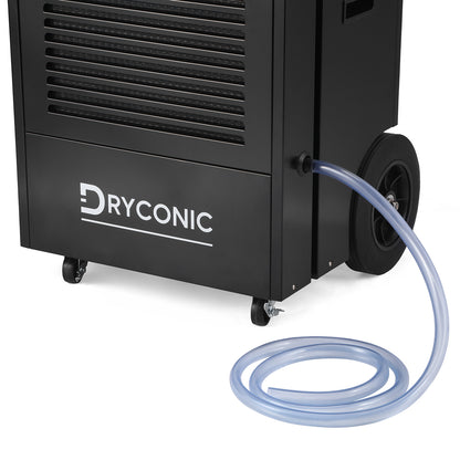 Dryconic Bouwdroger 90L - Professionele luchtontvochtiger - ContinuousDrain® - Auto-Defrost - JobSite™ metalen behuizing - Extra grote luchtinlaat