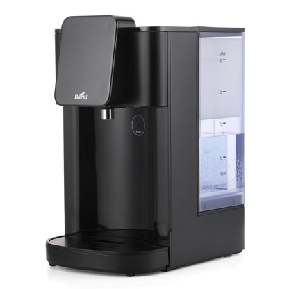 Bardi Heetwaterdispenser 4L - incl. thermoscup en onderzetter - 6 temperatuurstanden - instant-heating - touch met kinderbeveiliging