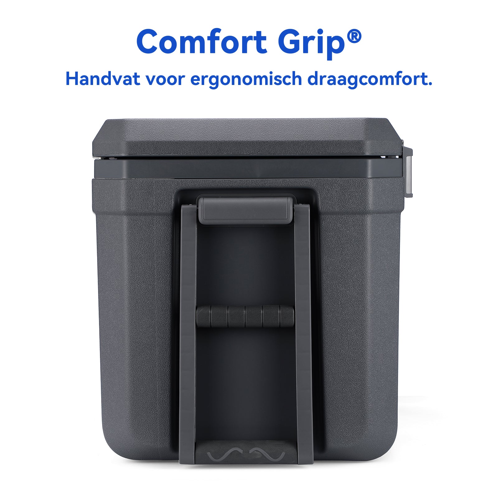 Cool box 45L grey - 3 days insulation - 4 cooling elements - temperature-safe closure