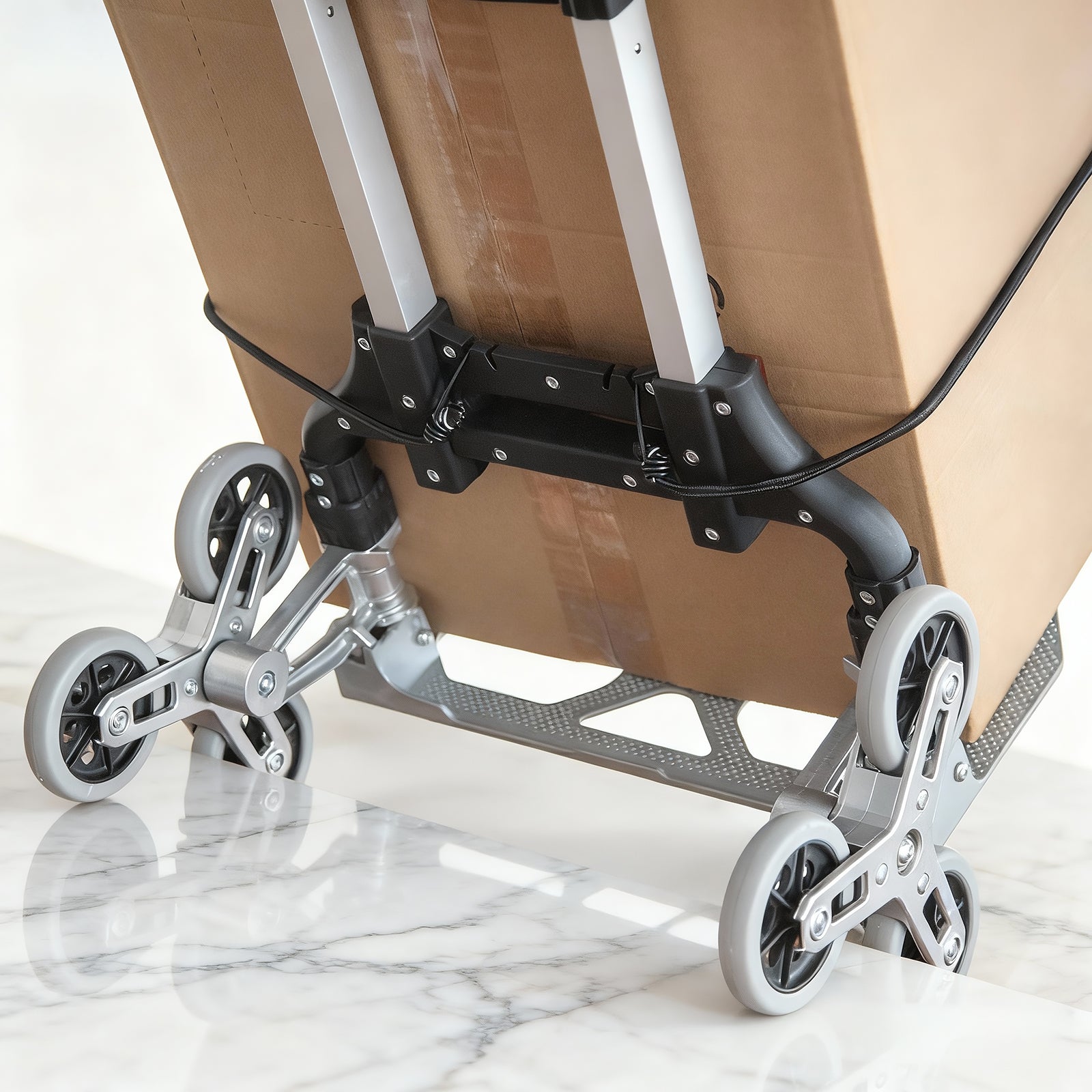 Packaway Steekwagen 70 kg - opvouwbaar - trapwielen - telescopisch handvat - aluminium