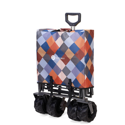 XL opvouwbare bolderkar 80kg blok - 98 x 45 cm - heavy duty - wasbaar polyester