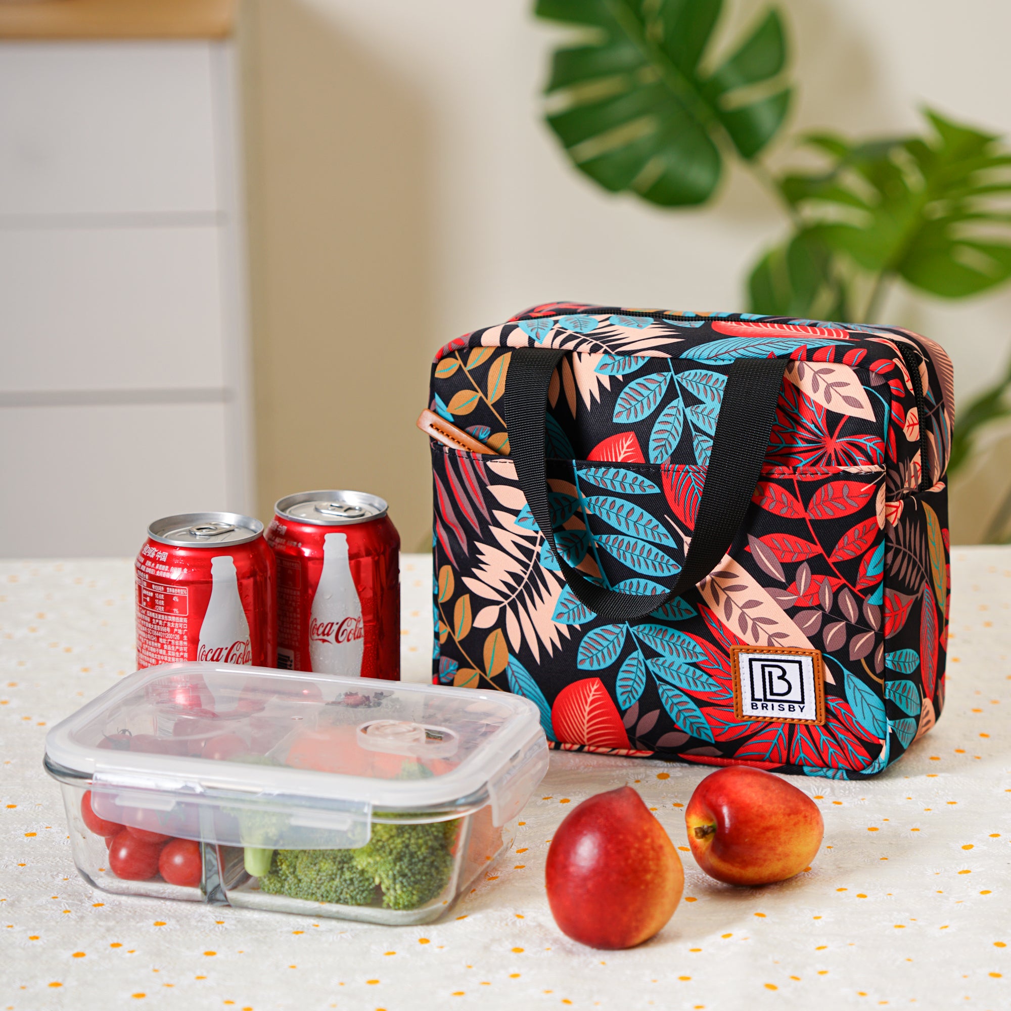 Brisby Koeltas Lunchtas 4L - Waterafstotend - Geïsoleerde Kolftas - Inclusief Koelelement - Jungle