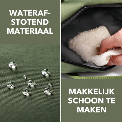 Brisby Koeltas Lunchtas 7L - Inclusief 2 Koelelementen & Schouderband - Groen