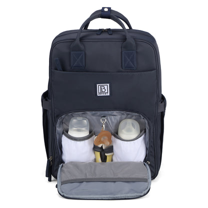 Brisby slijtvaste Luiertas – verzorgingstas – met buggymontage - Urban Blue