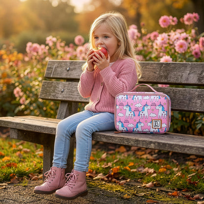 Brisby Koeltas & Lunchtas 2,5 Liter voor Kinderen - Inclusief Koelelement & Naamkaartje - Eenhoorn - Unicorn