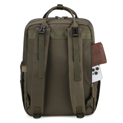 Brisby slijtvaste Luiertas – verzorgingstas – met buggymontage - Olive Green