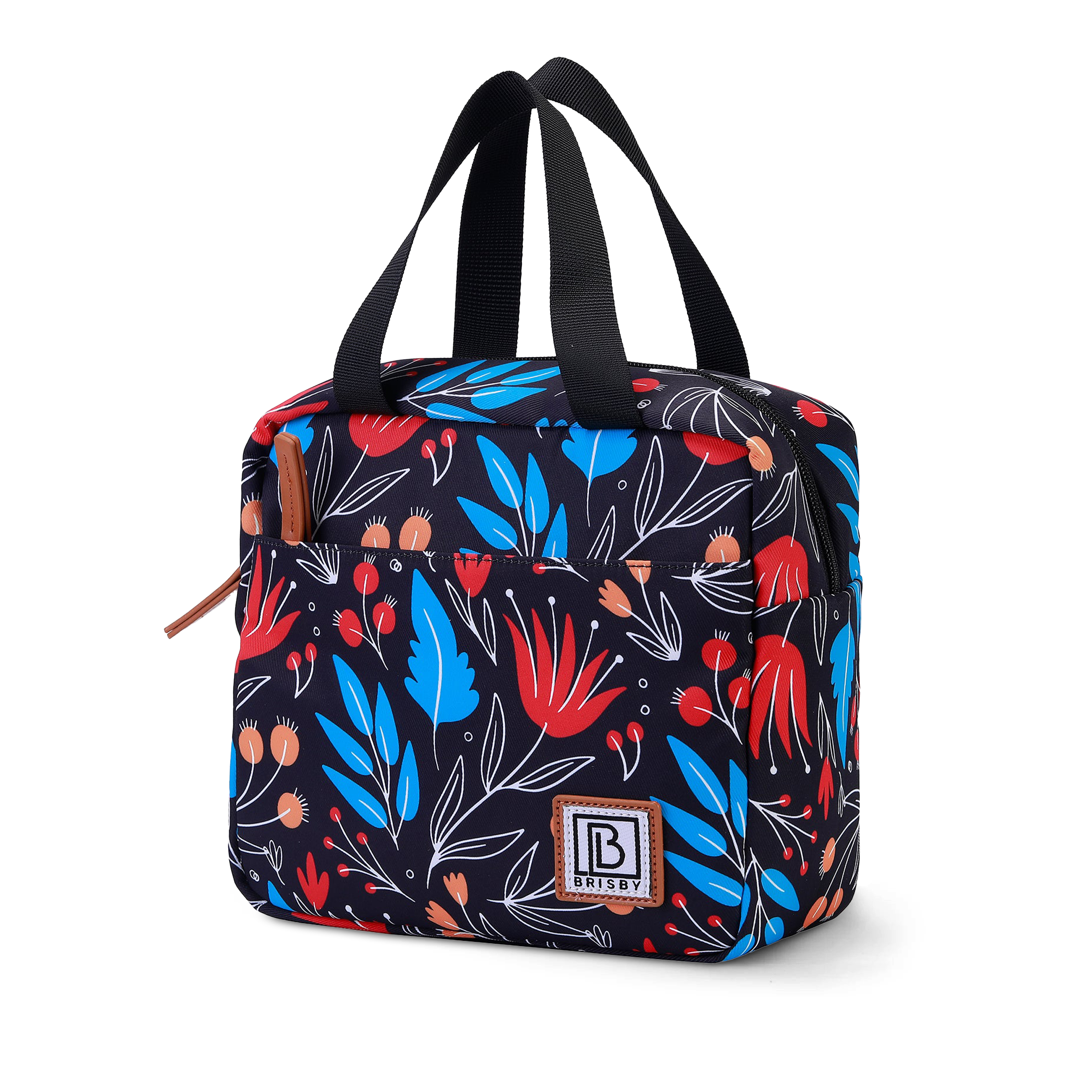 Koeltas 4L night flower - Lunchtas - kolftas - 4-laags geïsoleerd - gratis koelelement